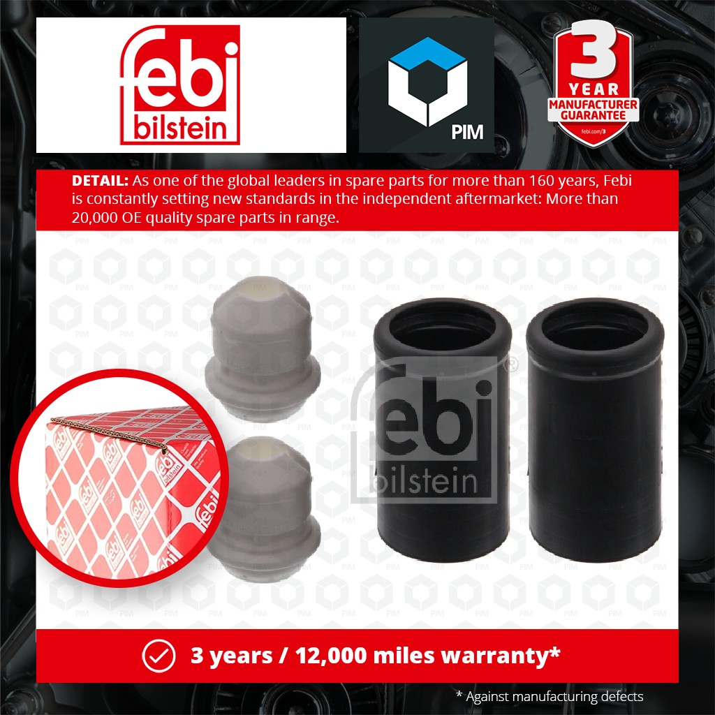 Febi Shock Absorber Dust Cover Kit Front 13051 [PM555463]