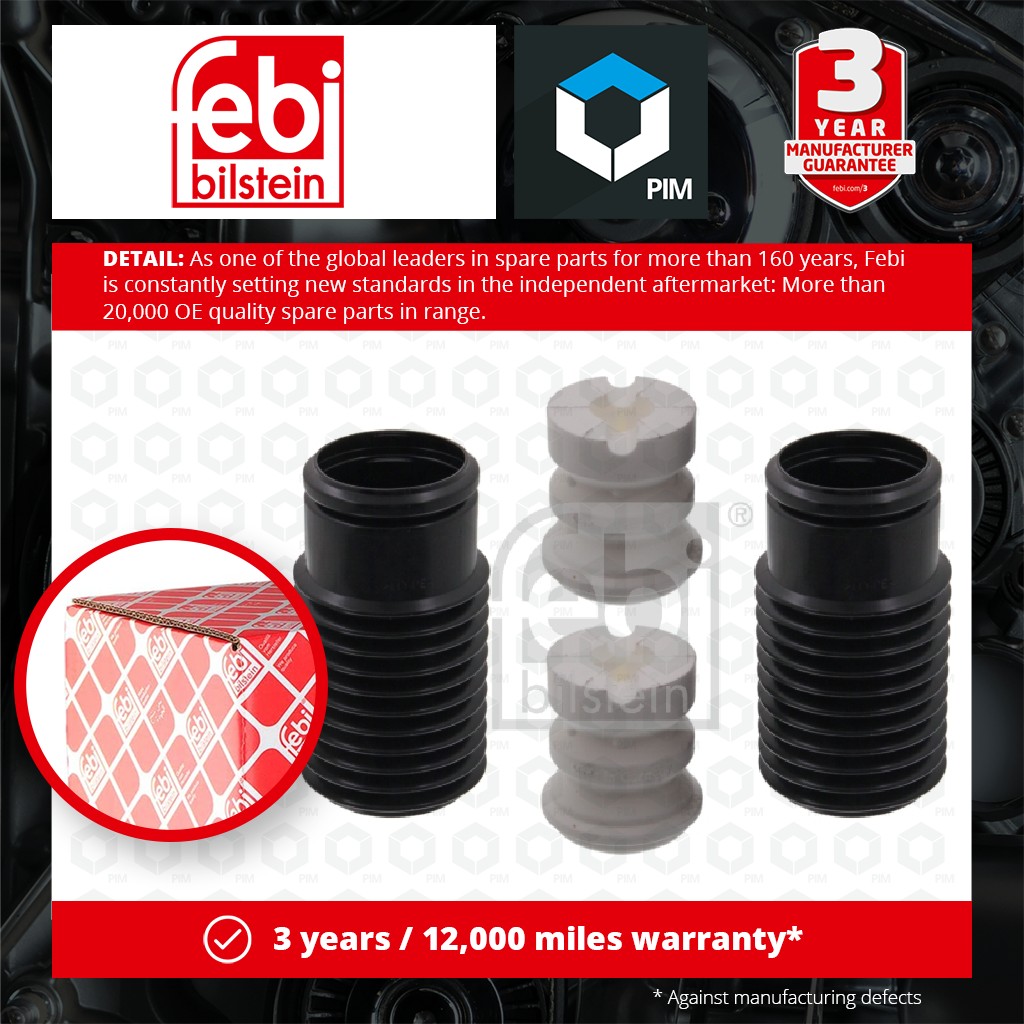 Febi Shock Absorber Dust Cover Kit Front 13012 [PM555441]