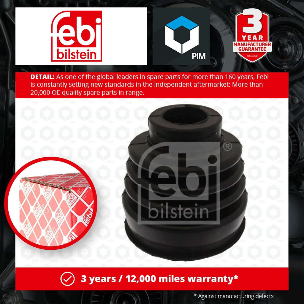 Febi CV Joint Boot 12830 [PM555393]