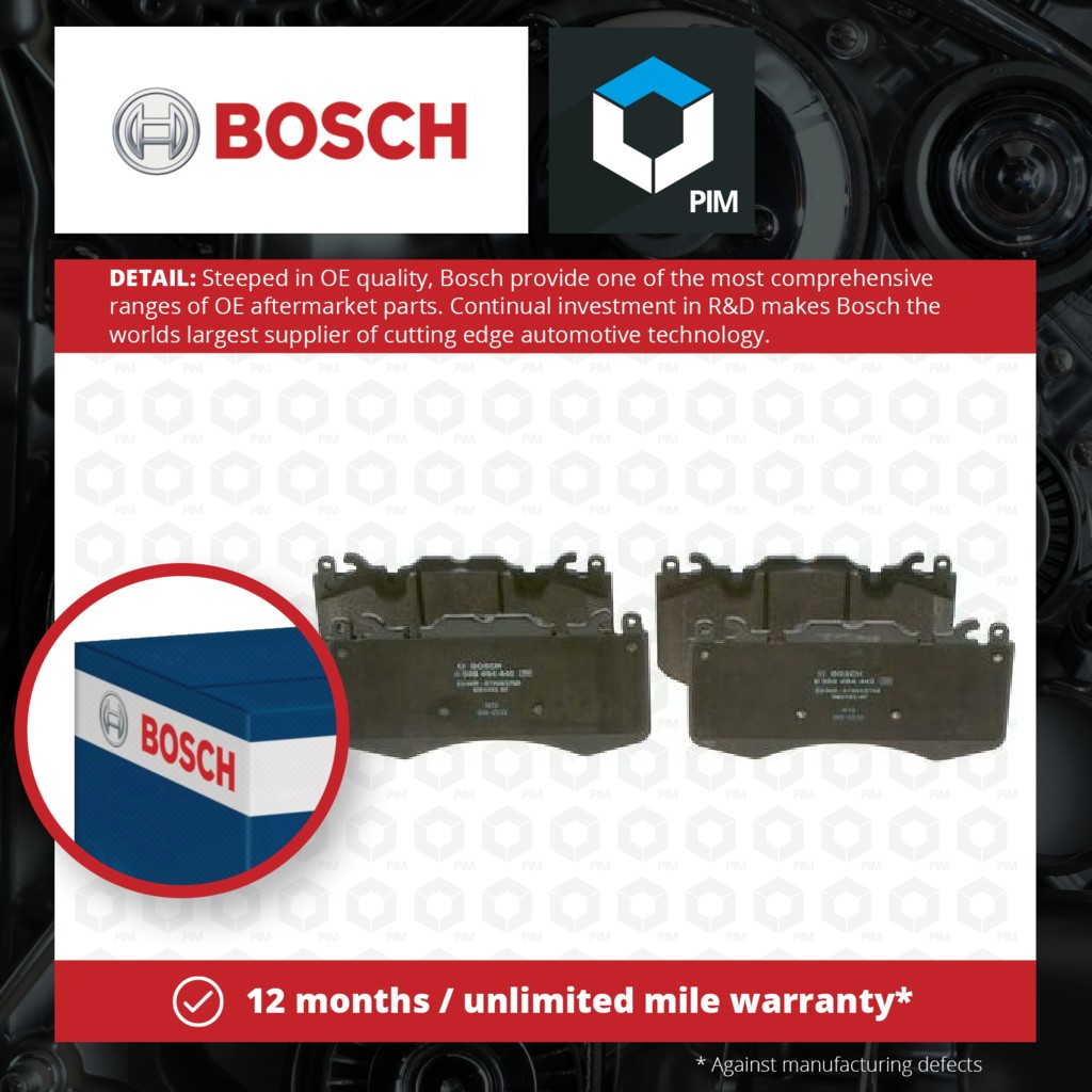 Bosch Brake Pads Set Front 0986494440 [PM552390]