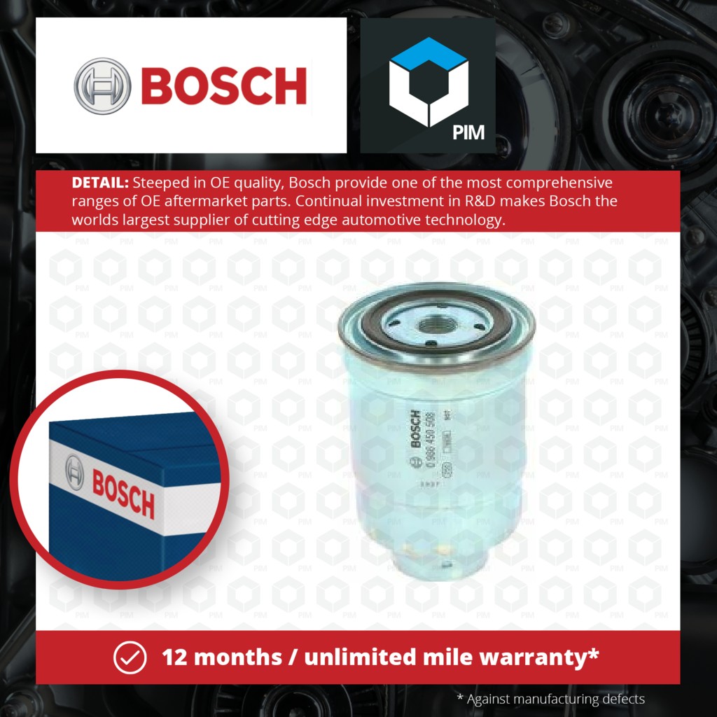 Bosch Fuel Filter 0986450508 [PM551778]
