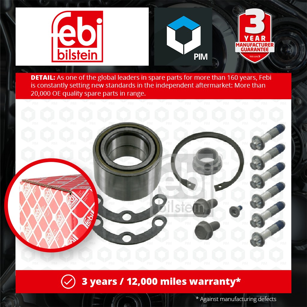 Febi Wheel Bearing Kit Rear 07931 [PM551266]