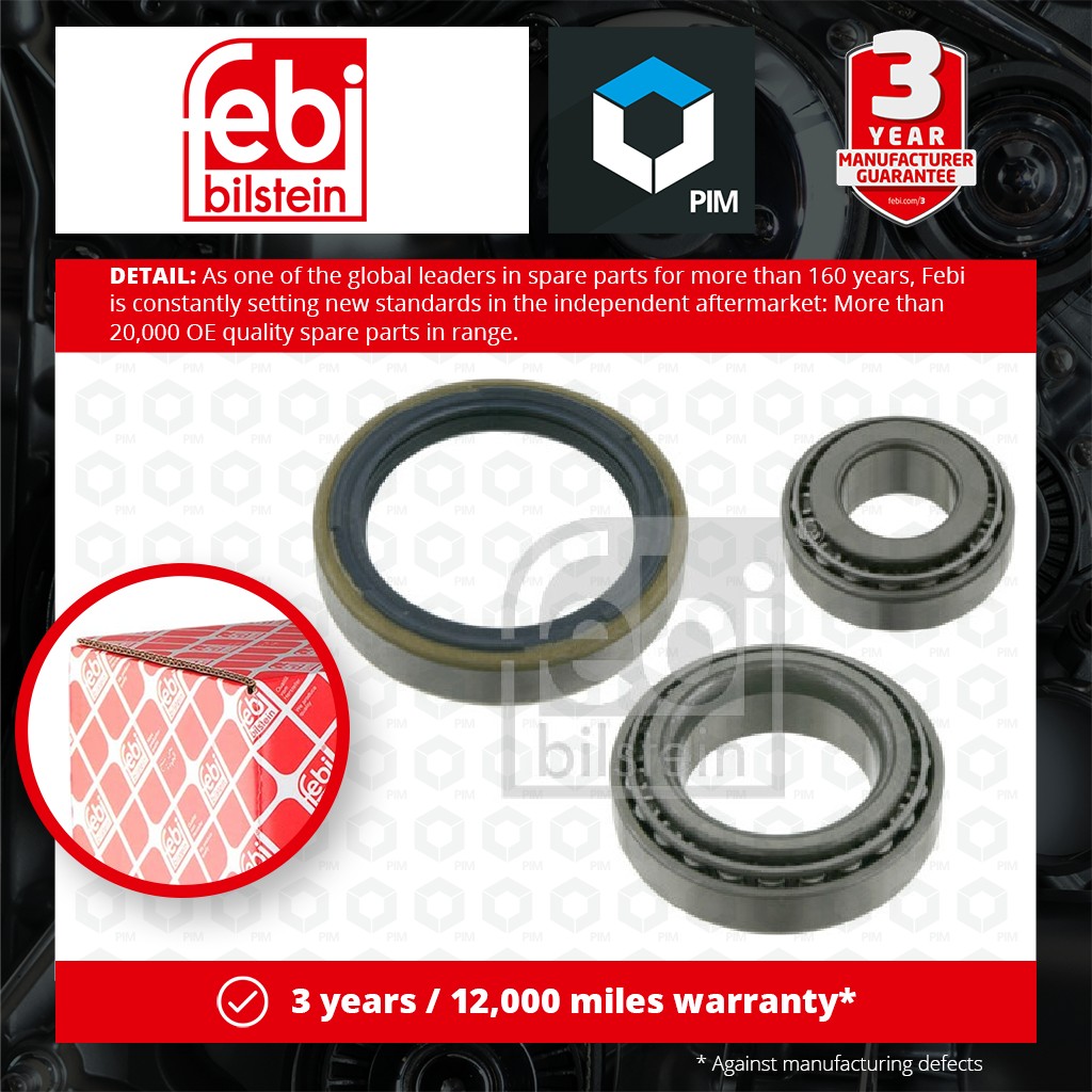 Febi Wheel Bearing Kit Front Left or Right 07870 [PM551251]