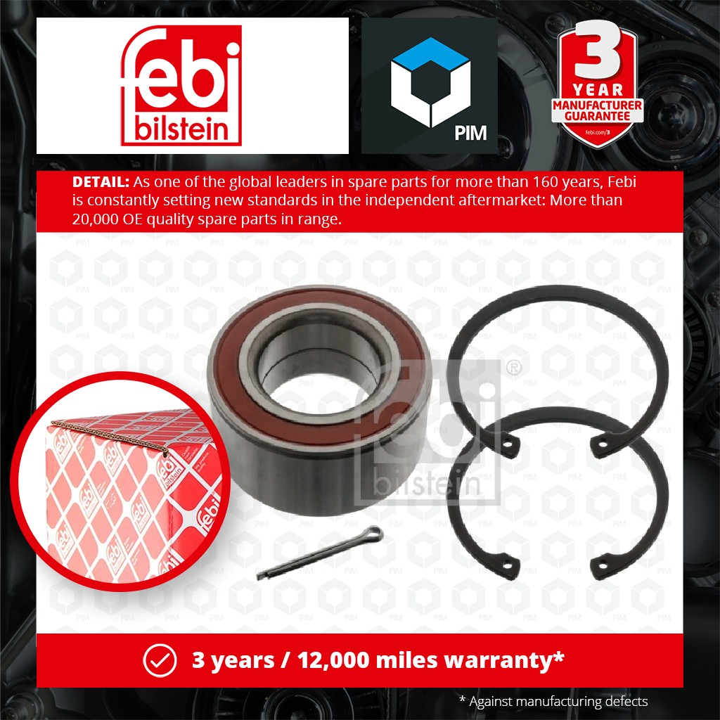 Febi Wheel Bearing Kit Front Left or Right 03189 [PM550008]
