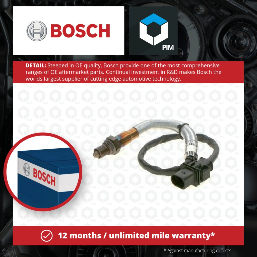Bosch Lambda Sensor Pre Cat 0281004066 [PM549876]