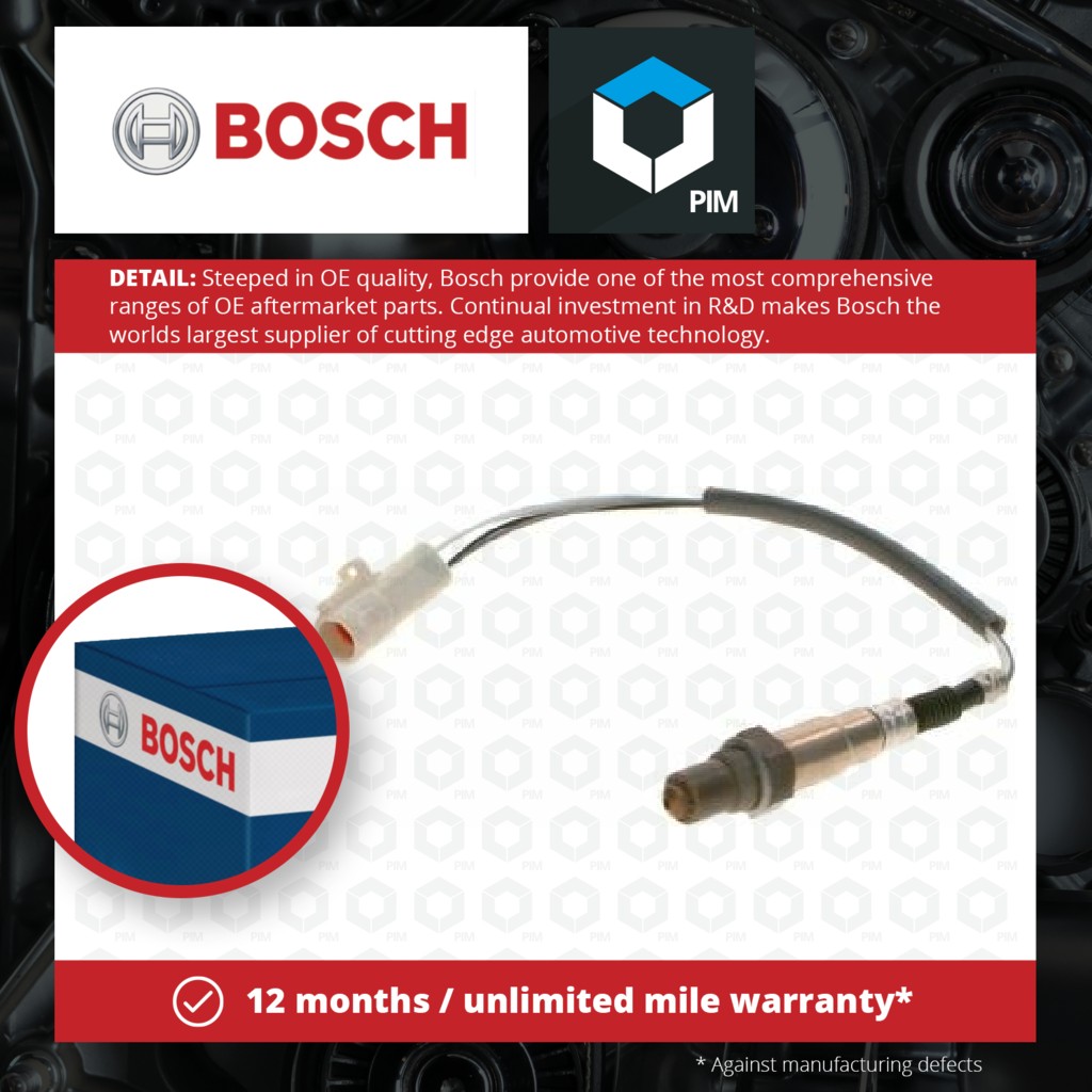 Bosch Lambda Sensor 0258986603 [PM549299]