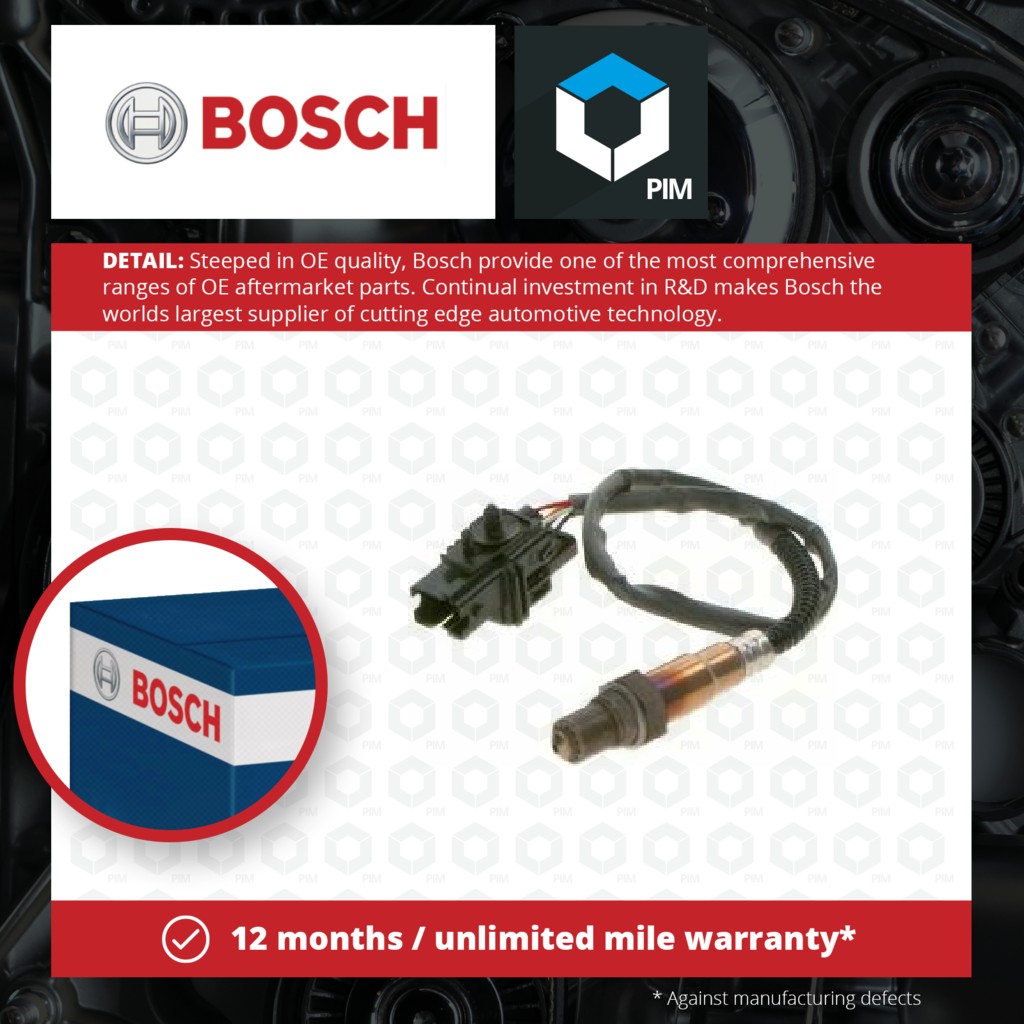 Bosch Lambda Sensor Pre Cat 0258007332 [PM549258]