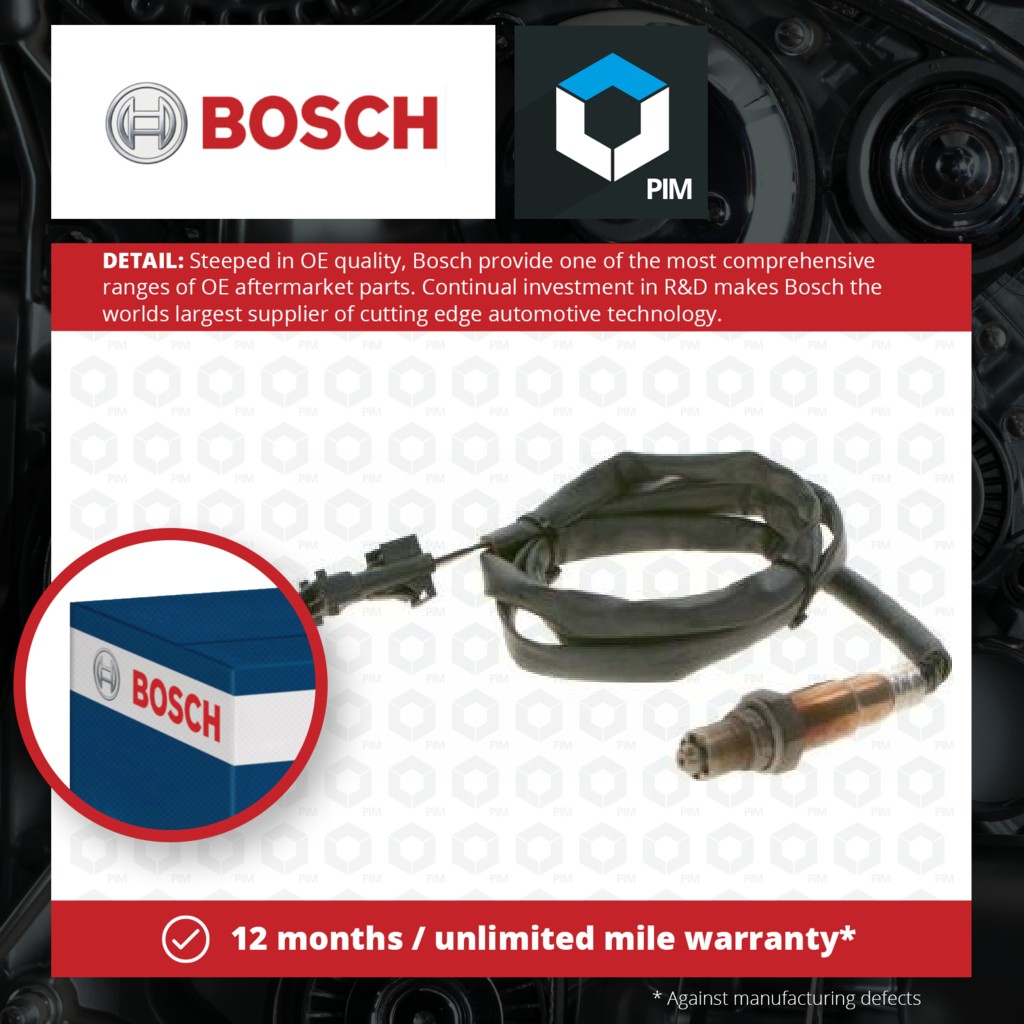 Bosch Lambda Sensor 0258006196 [PM549177]