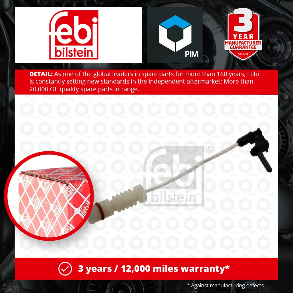 Febi Brake Pad Wear Indicator Sensor 01498 [PM548243]