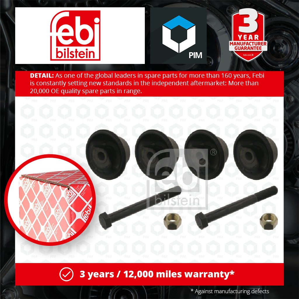 Febi Bearing Set, axle beam Rear 01196 [PM548188]