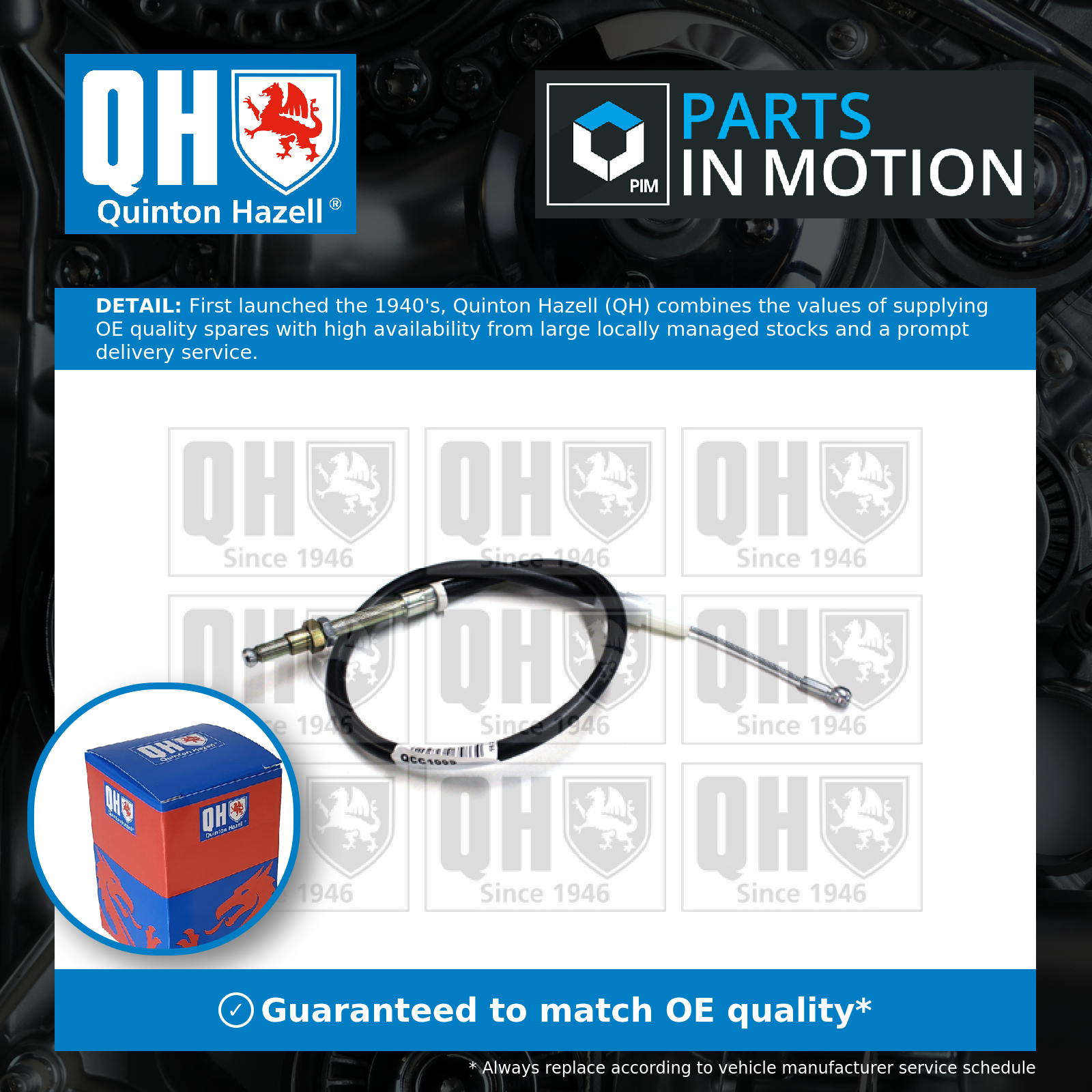 Quinton Hazell Clutch Cable QCC1005 [PM543476]