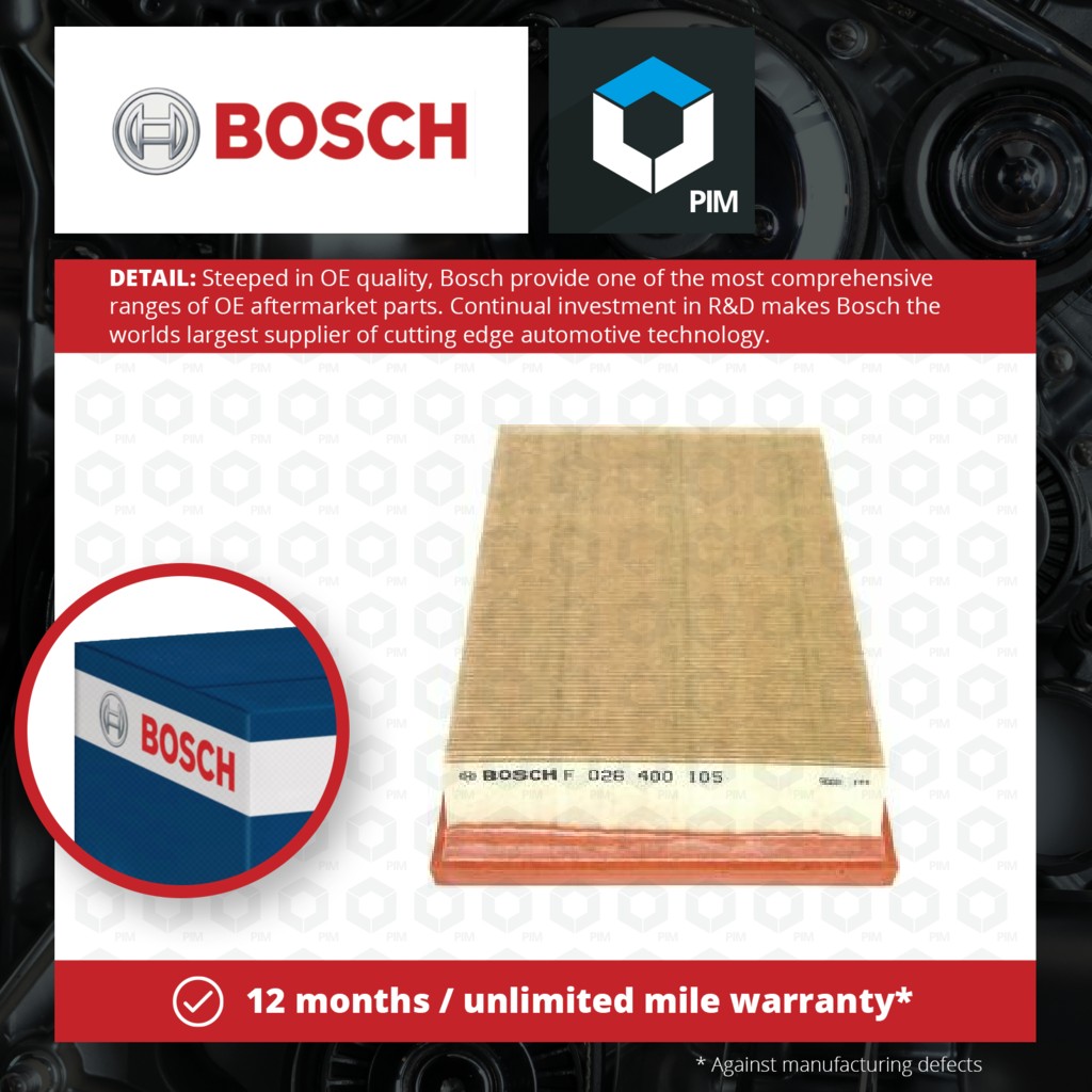 Bosch Air Filter F026400105 [PM541284]