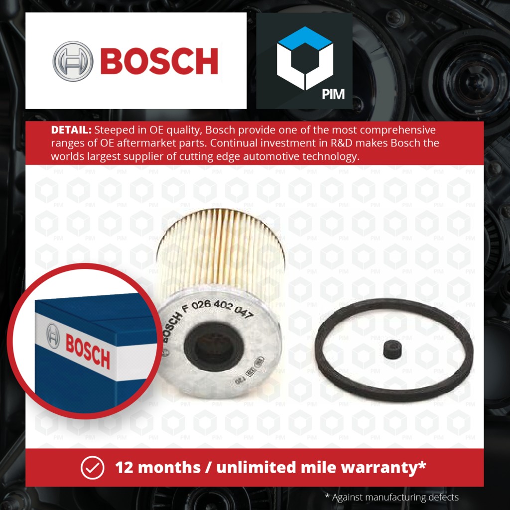 Bosch Fuel Filter F026402047 [PM541277]