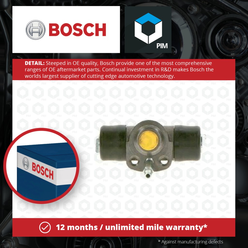 Bosch Wheel Cylinder Rear F026009260 [PM541168]