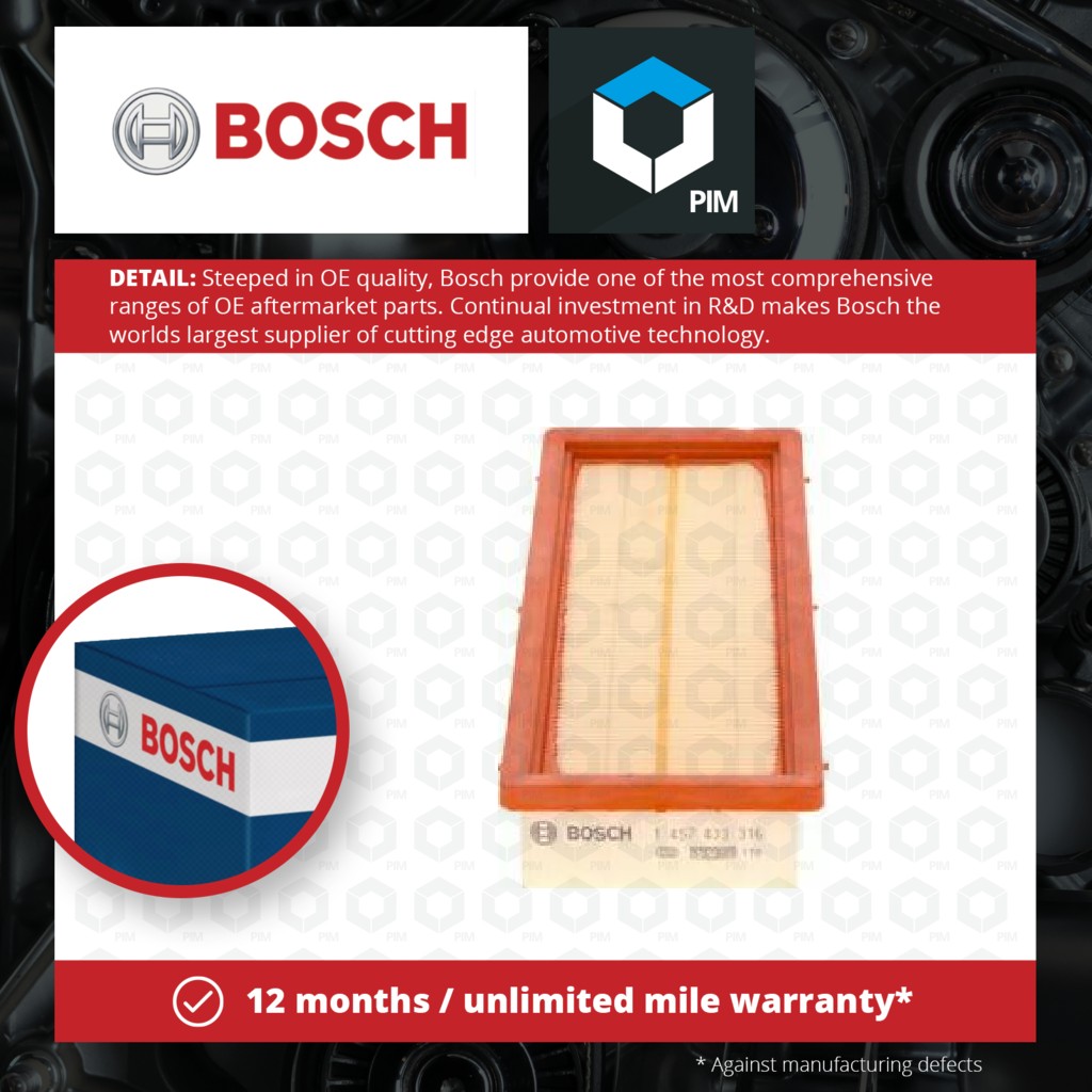 Bosch Air Filter 1457433316 [PM541148]