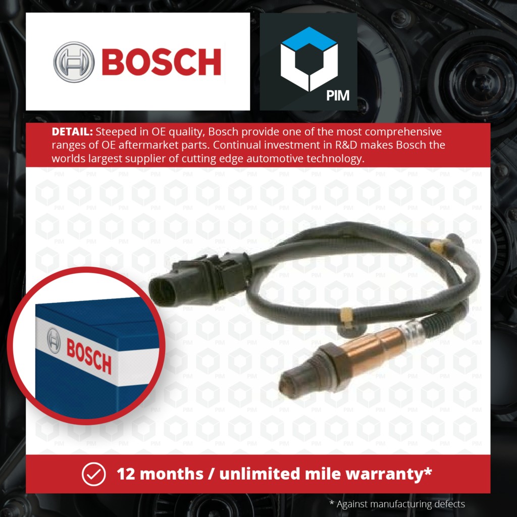 Bosch Lambda Sensor Pre Cat 0258017209 [PM540706]