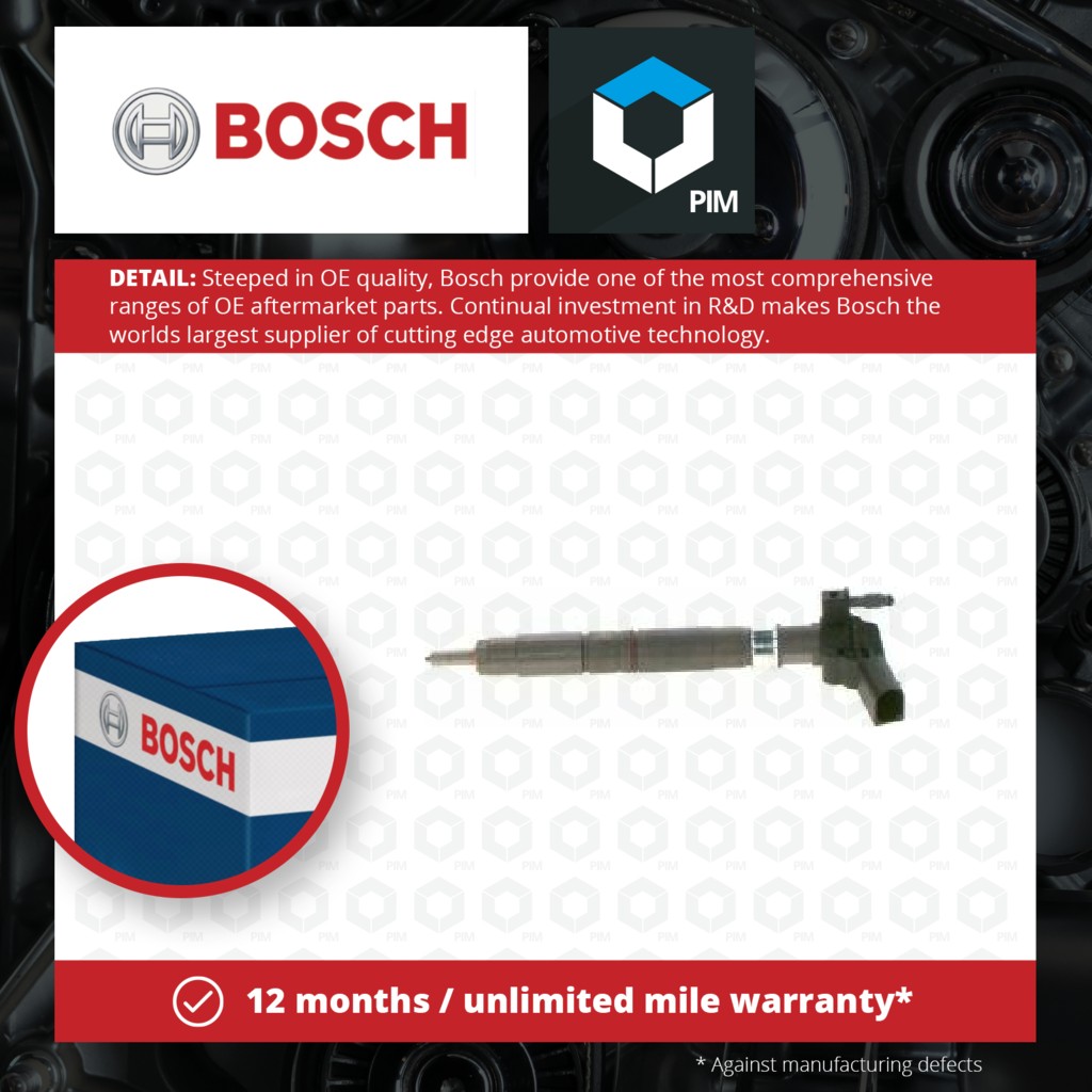 Bosch Diesel Fuel Injector 0986435369 [PM539089]