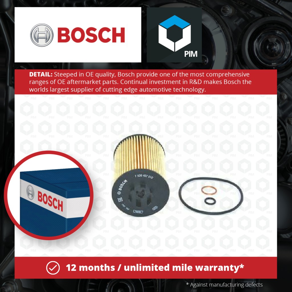 Bosch Oil Filter F026407010 [PM538049]