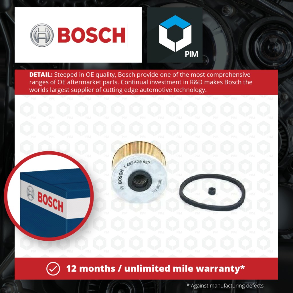 Bosch Fuel Filter 1457429657 [PM538008]