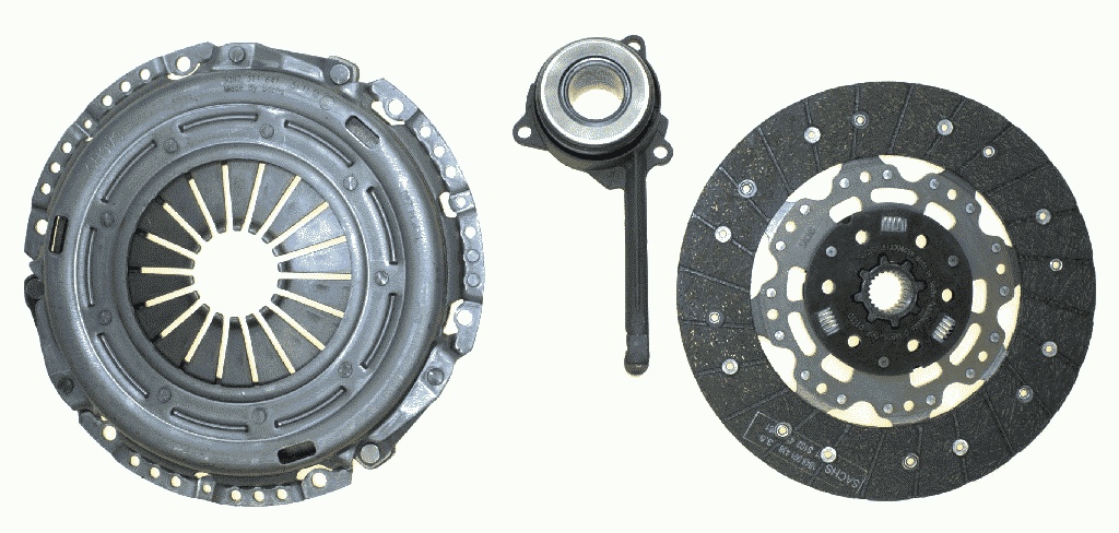 Sachs Clutch Kit 3pc (Cover+Plate+CSC) 3000990232 [PM523016]
