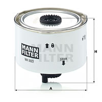 Mann Fuel Filter WK8022X [PM512125]