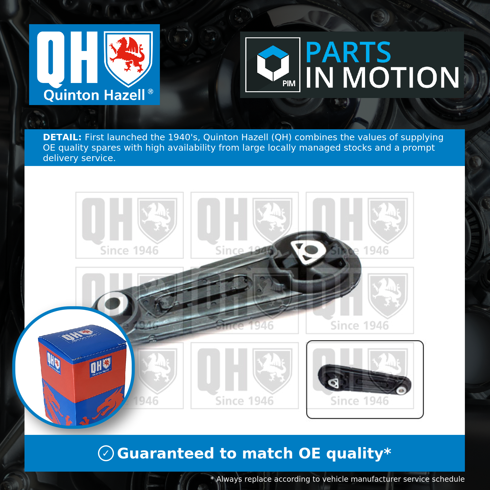 Quinton Hazell Engine Mount EM4406 [PM507023]