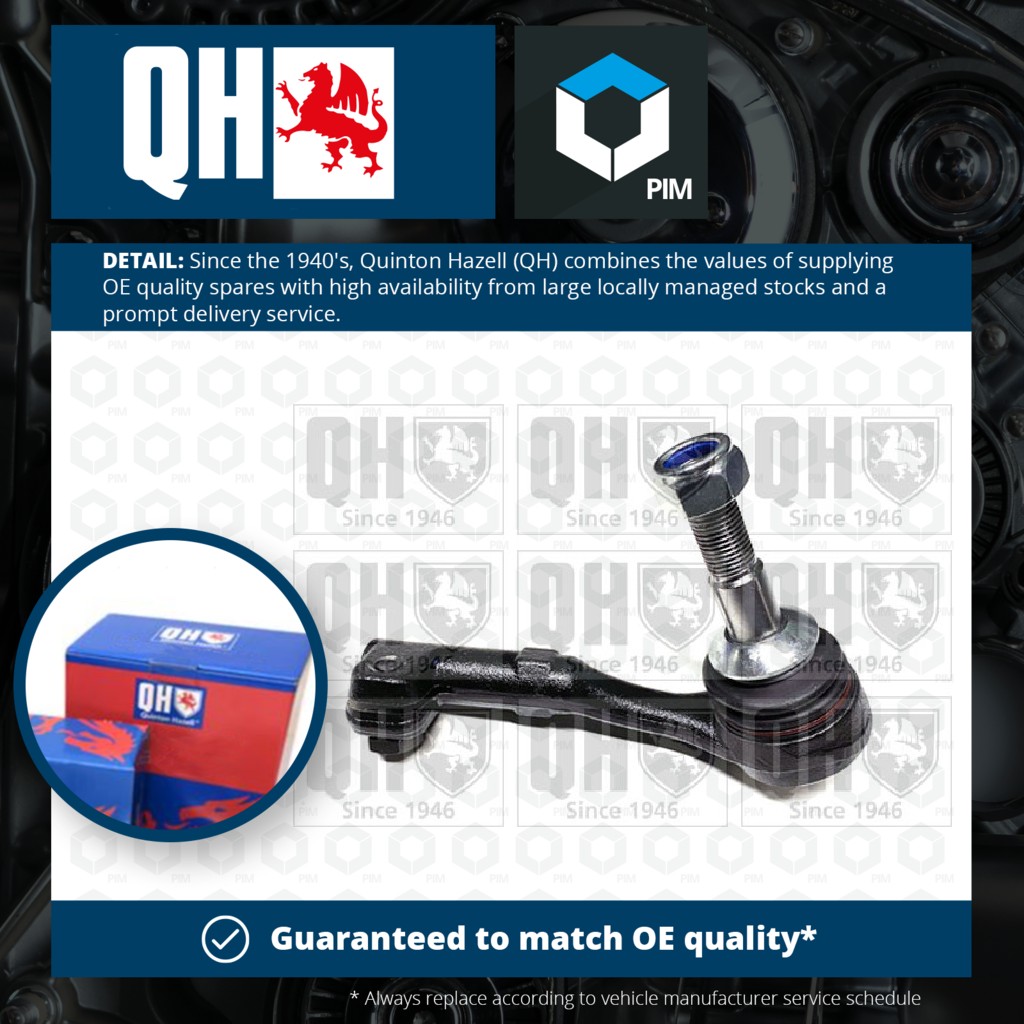 Quinton Hazell Tie / Track Rod End QR3534S [PM506790]