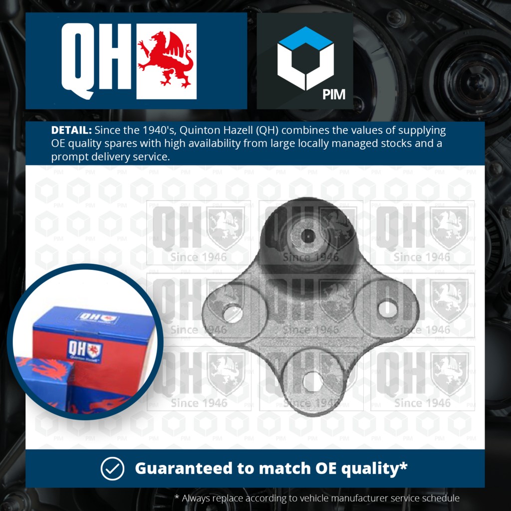 Quinton Hazell Ball Joint QSJ3393S [PM506531]