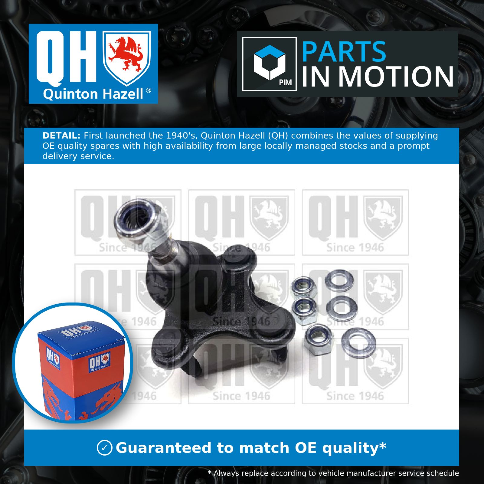 Quinton Hazell Ball Joint QSJ3295S [PM506470]
