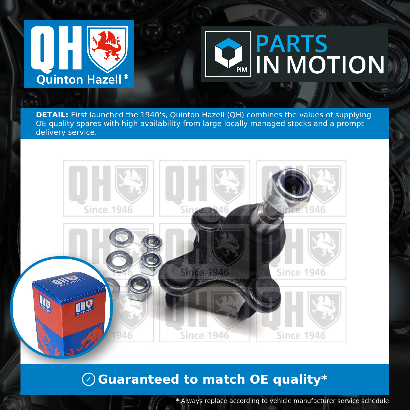 Quinton Hazell Ball Joint QSJ3296S [PM506469]