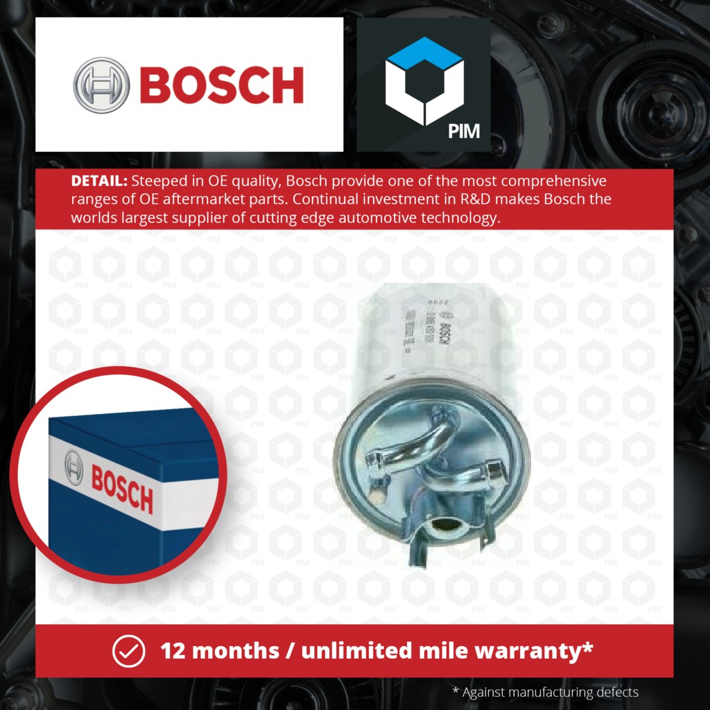 Bosch Fuel Filter 0986450509 [PM503274]