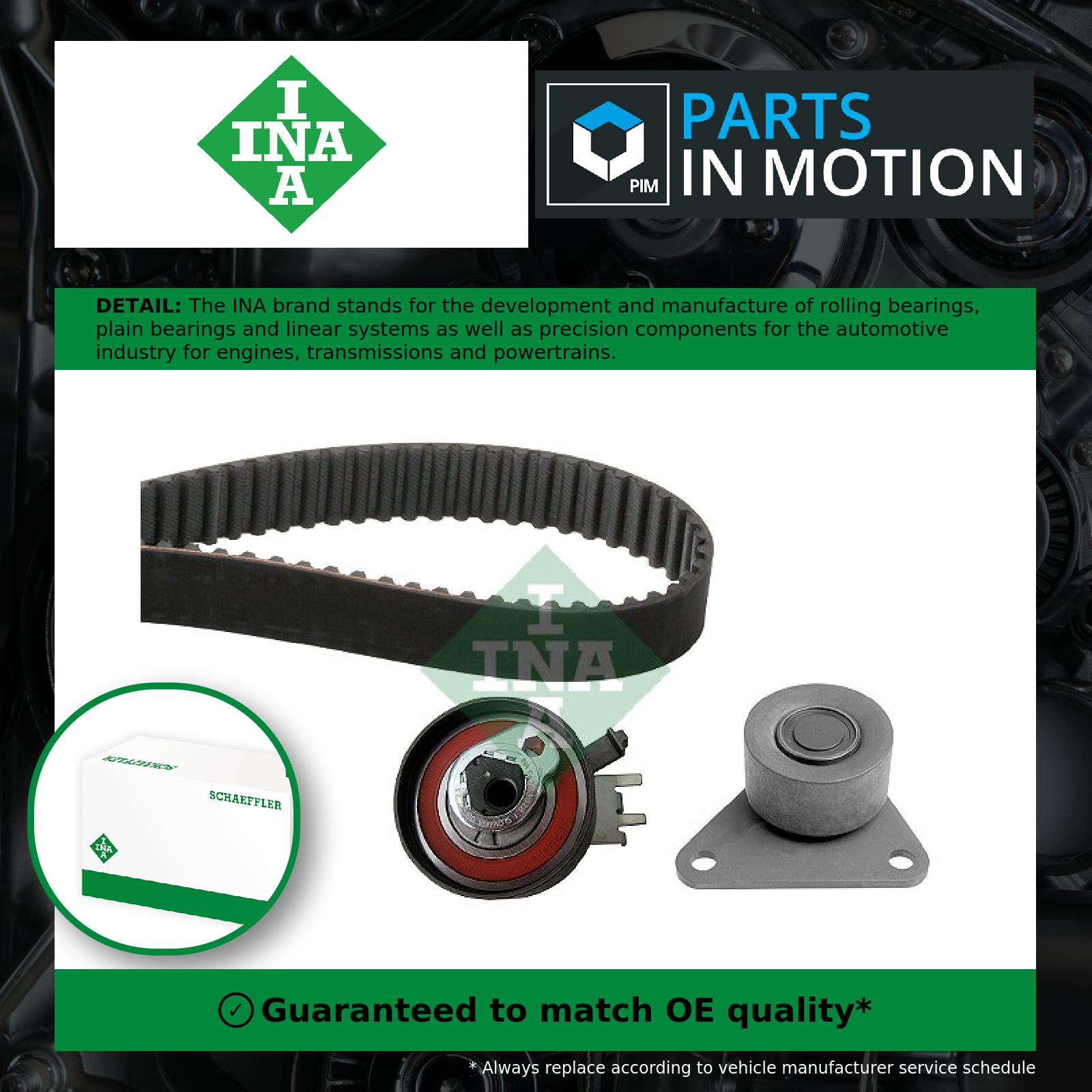 INA Timing Belt Kit 530006310 [PM500694]