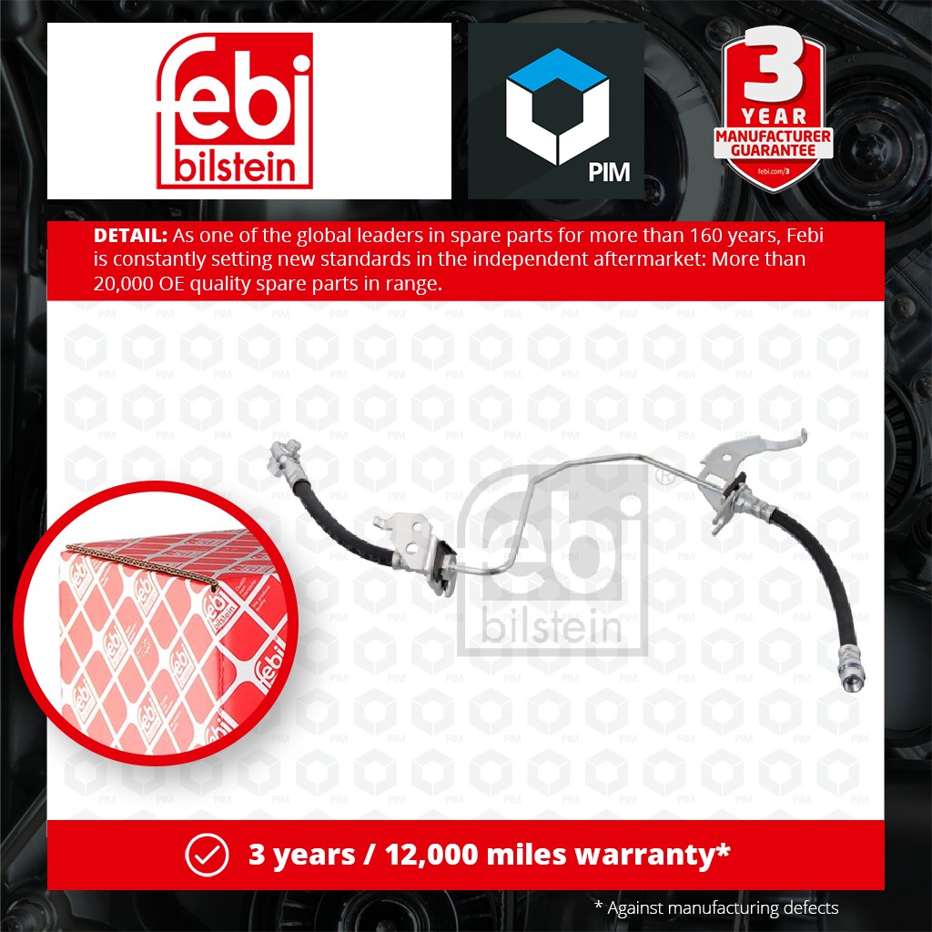 Febi Brake Hose Rear Left 14764 [PM500050]