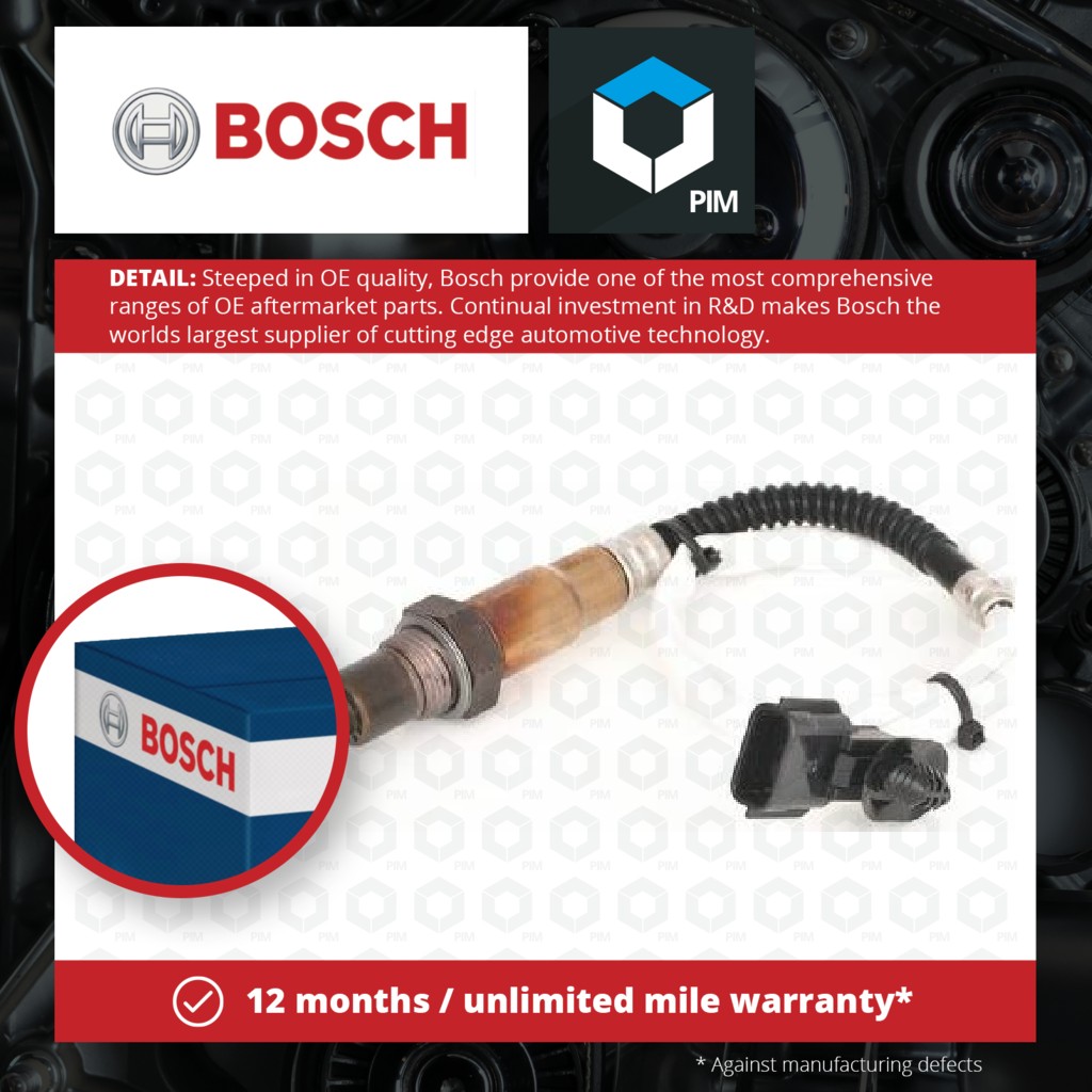 Bosch Lambda Sensor 0258006990 [PM496777]