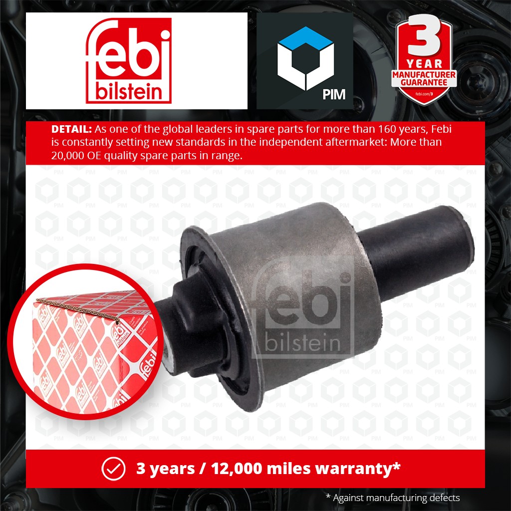 Febi Wishbone / Control / Trailing Arm Bush 11192 [PM493956]