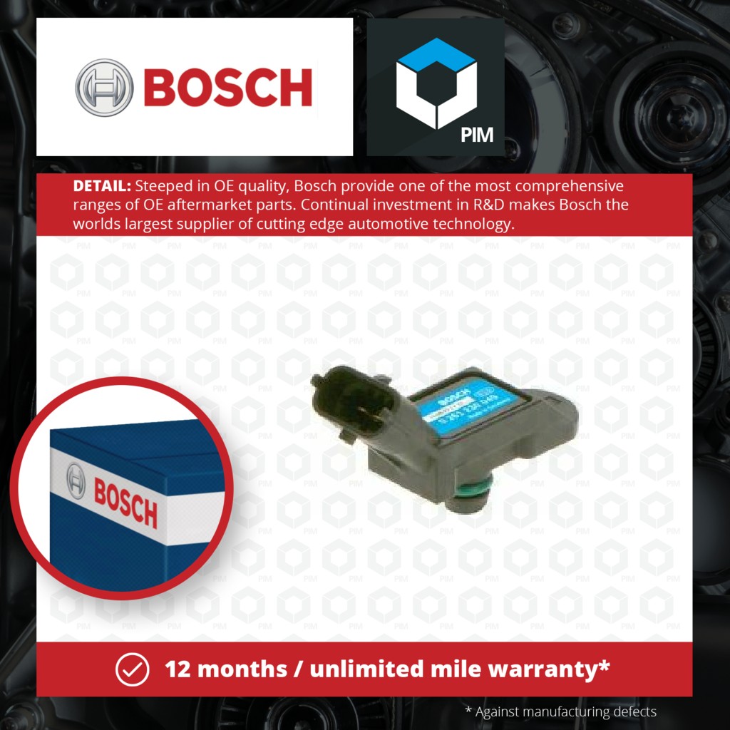 Bosch Map Sensor 0261230049 [PM493514]
