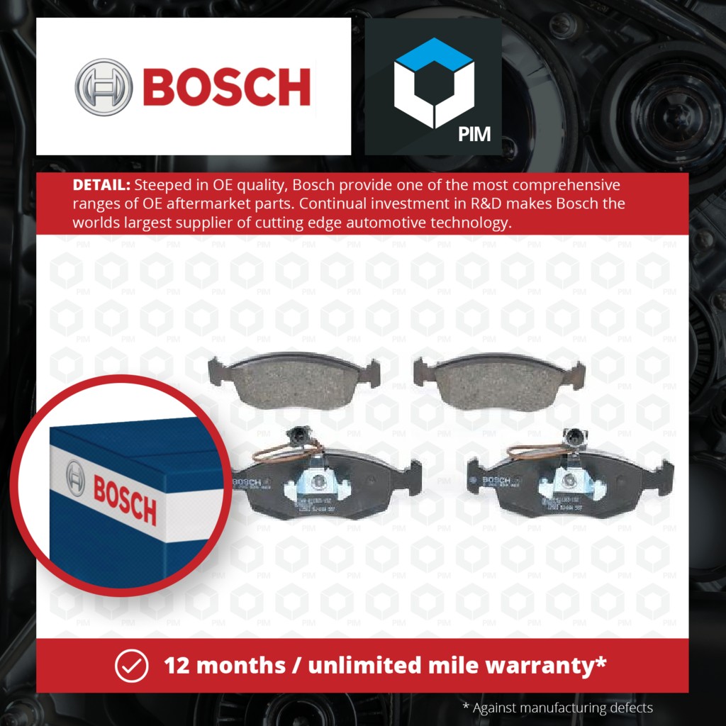 Bosch Brake Pads Set Front 0986494463 [PM483012]