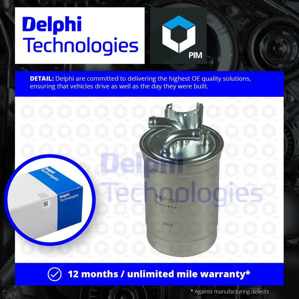 Delphi Fuel Filter HDF538 [PM479342]