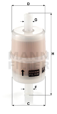 Mann Fuel Filter WK32/7 [PM466911]