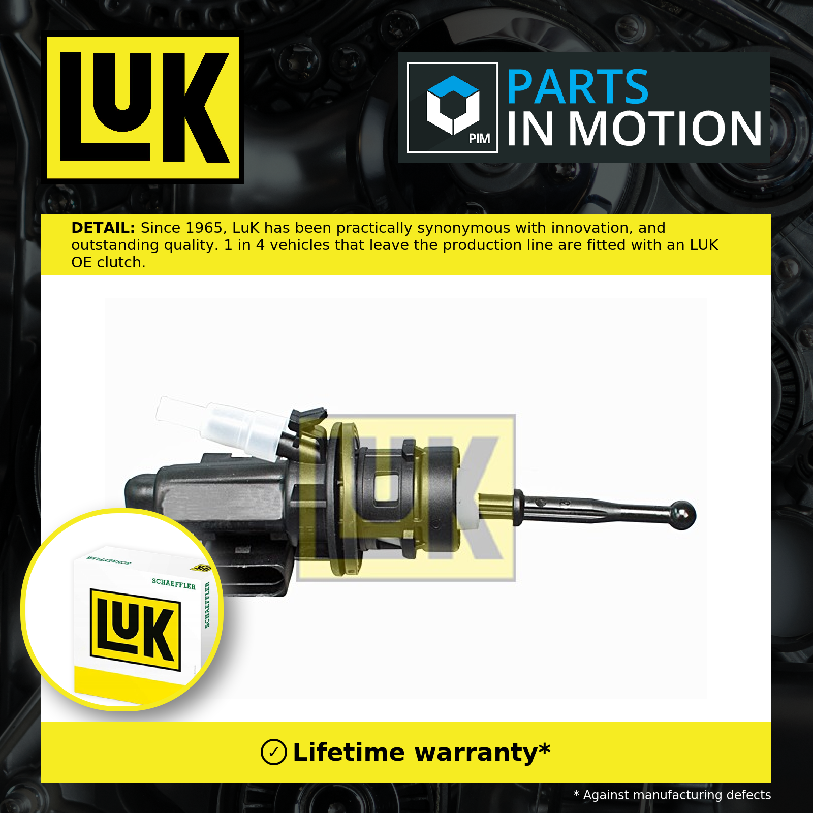 LuK Clutch Master Cylinder 511031810 [PM464462]
