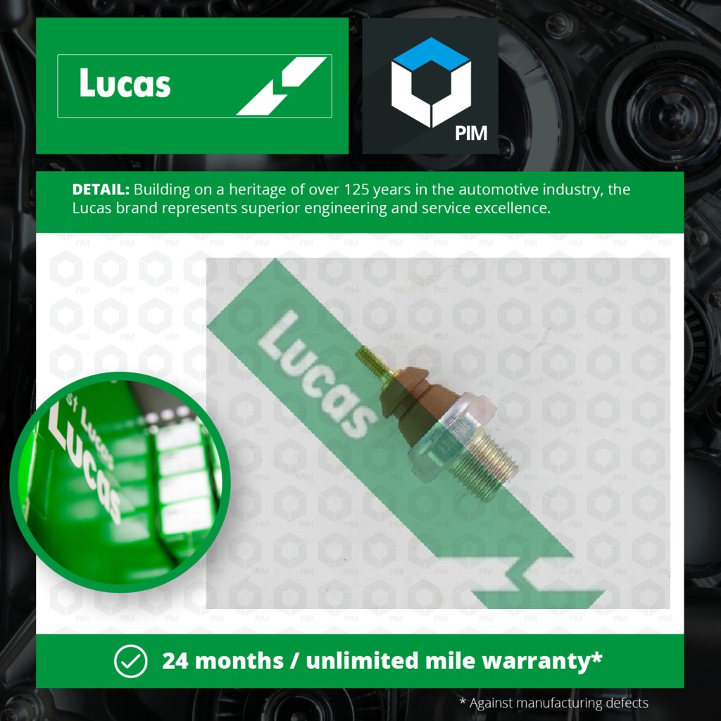 Lucas Oil Pressure Switch SOB802 [PM464377]