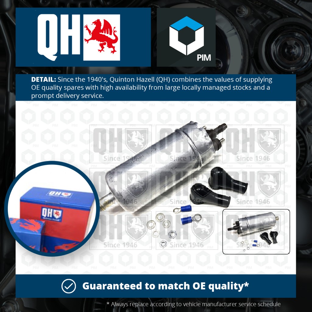 Quinton Hazell Fuel Pump QFP603 [PM462916]