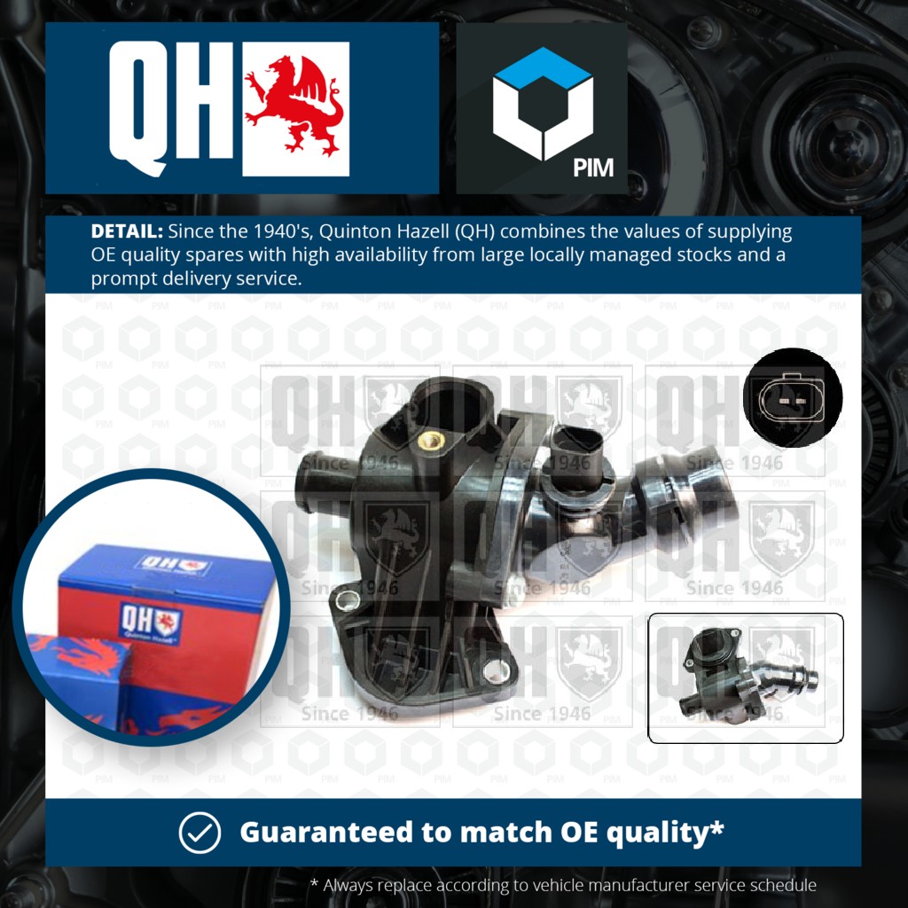 Quinton Hazell Coolant Thermostat QTH603K [PM462872]