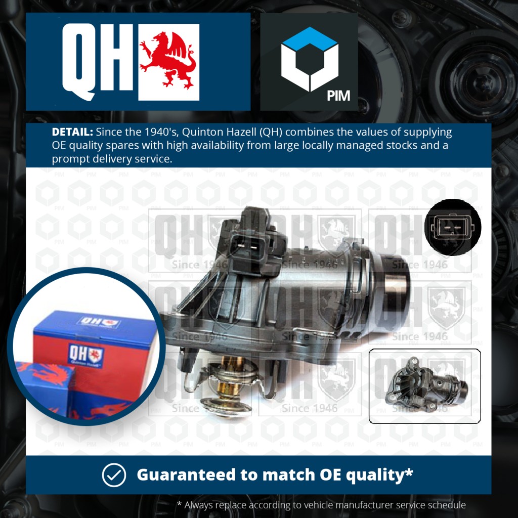 Quinton Hazell Coolant Thermostat QTH604K [PM462826]