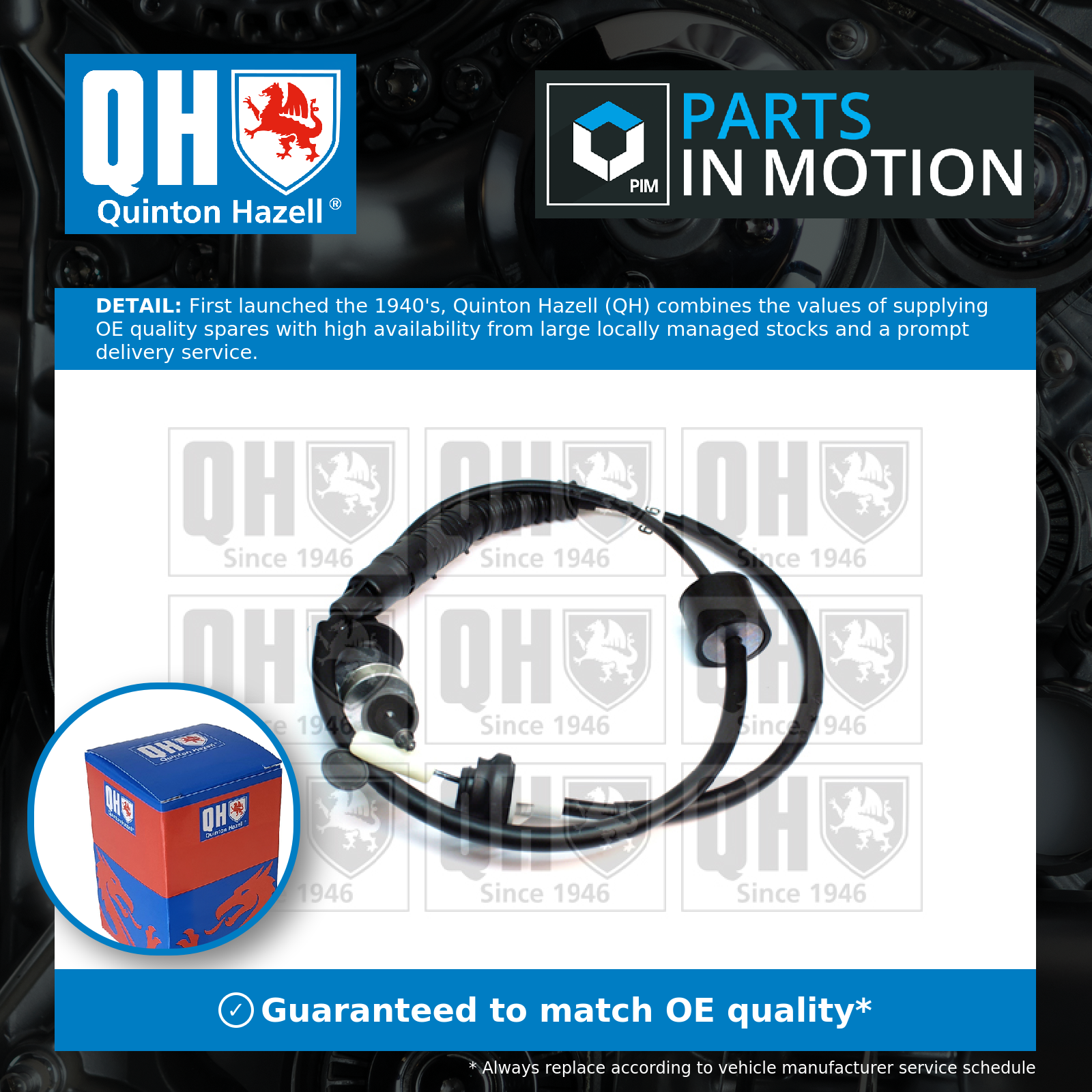 Quinton Hazell Clutch Cable QCC1989 [PM462670]