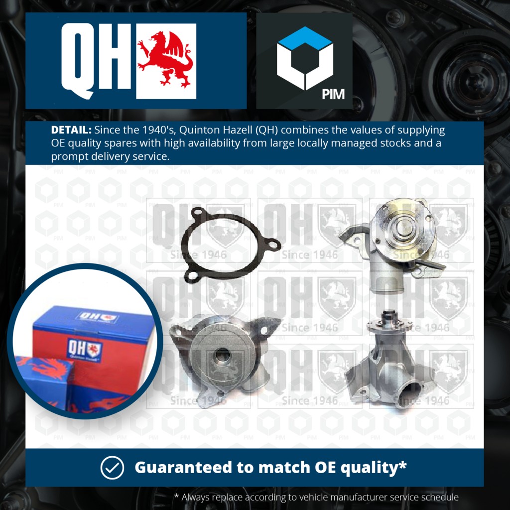 Quinton Hazell Water Pump QCP1375 [PM462658]