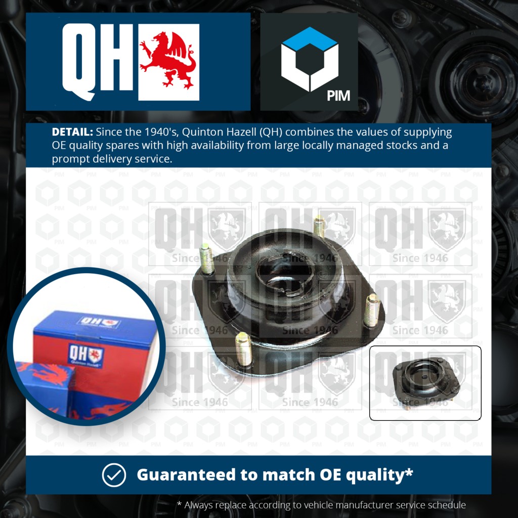 Quinton Hazell Top Strut Mounting Front EMR6069 [PM462470]