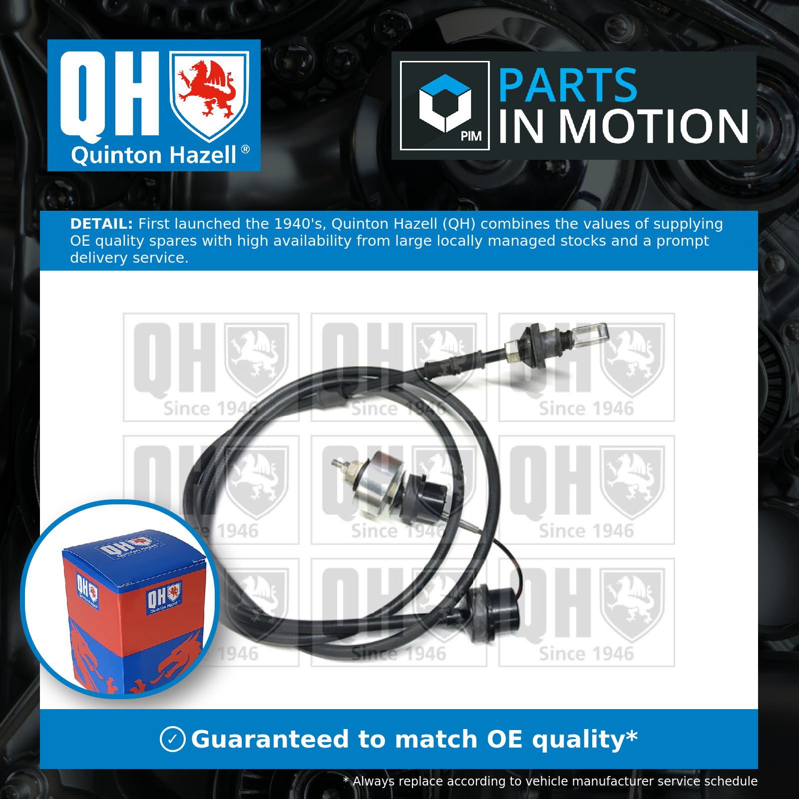 Quinton Hazell Clutch Cable QCC2006 [PM462459]
