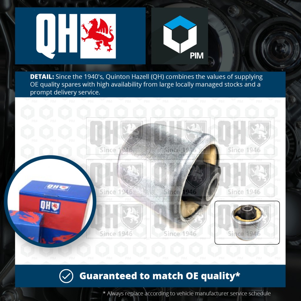 Quinton Hazell Wishbone / Control / Trailing Arm Bush EMS4103 [PM461987]