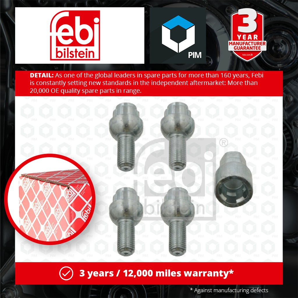 Febi Wheel Bolt / Stud / Nut 27048 [PM458945]